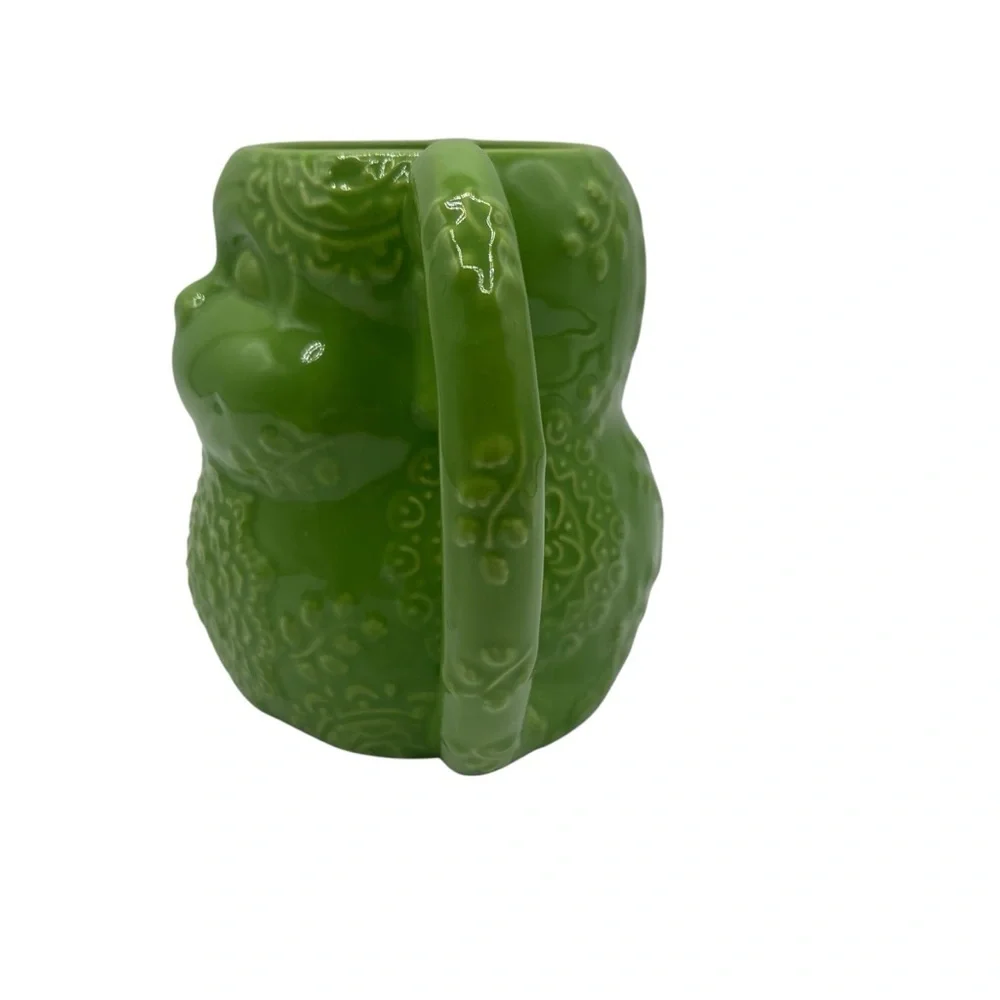 Tara At Home Mila Monkey Green Large 20oz Coffee Cups Mug